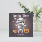 Invitation de la partie d'illustration de maman mi (Debout devant)