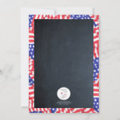 Invitation de la partie Drapeau du tableau de bord (Dos)