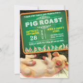 Invitation de la partie du PIG ROAST (Devant)