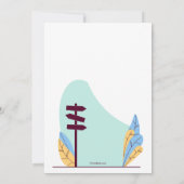 Invitation de la partie du tronc d'arrivée du camp (Dos)