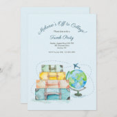 Invitation de la partie du tronc étudiant (Devant / Derrière)