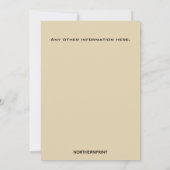 Invitation de la partie En vichy barbecue rouge mo (Dos)