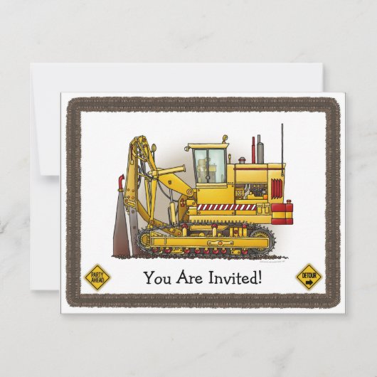 Invitation de la partie Enfants de la construction (Devant)