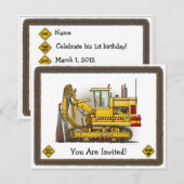 Invitation de la partie Enfants de la construction (Devant / Derrière)