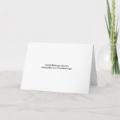 Invitation de la partie générale Design d'art Abst (Dos)