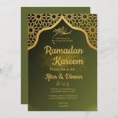 Invitation de la partie IFTAR (Devant / Derrière)