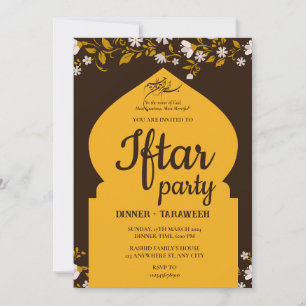 Invitation de la partie IFTAR
