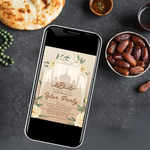 Invitation De La Partie Iftar