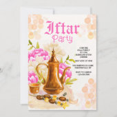 Invitation de la partie Iftar de la bouilloire d'a (Devant)