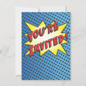 Invitation de la partie karaté de la bande dessiné (Dos)