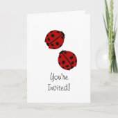 Invitation de la partie Ladybug (Devant)