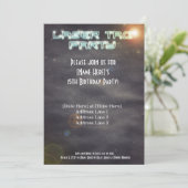 Invitation de la partie laser noir (Debout devant)