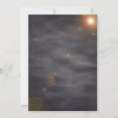 Invitation de la partie laser noir (Dos)