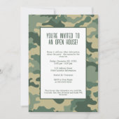 Invitation de la partie militaire/camouflage (Devant)