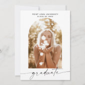 Invitation de la partie minimaliste moderne (Dos)