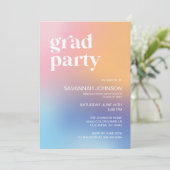 Invitation de la partie moderne Gradient Aura Rain (Debout devant)