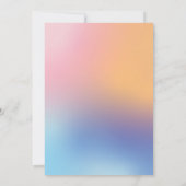 Invitation de la partie moderne Gradient Aura Rain (Dos)