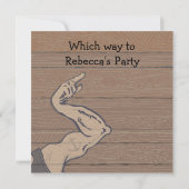 Invitation de la partie nautique (Dos)