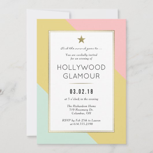 Invitation de la partie Oscar pour visionner des p (Devant)