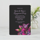 Invitation de la partie pré-wedding shower Lilies (Debout devant)