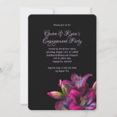 Invitation de la partie pré-wedding shower Lilies (Devant)