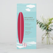 Invitation de la partie Red Surboard & Flip Flops (Debout devant)