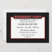 INVITATION DE LA PARTIE RETRAITE -PERSO DES AFFAIR (Dos)