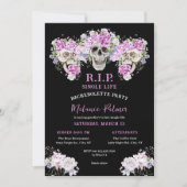 Invitation de la partie Rose R.I.P. Bachelorette (Devant)