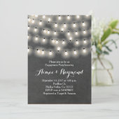 Invitation de la partie Rustic Engagement de Chalk (Debout devant)
