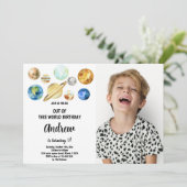 Invitation de la partie spatiale personnalisée (Debout devant)