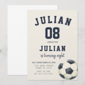 Invitation de la partie sportive de téléchargement (Devant / Derrière)