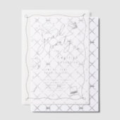 Invitation de la partie supérieure de la main tiré (Décalage (Invitation))