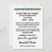 Invitation de la partie SURPRISE (Dos)