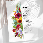 Invitation de la partie Tropical Double Graduation