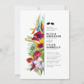 Invitation de la partie Tropical Double Graduation (Devant)