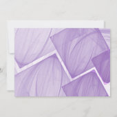 Invitation de la partie violet et noir "50 et fabu (Dos)