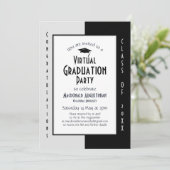 Invitation de la partie Virtual Graduation Moderne (Debout devant)