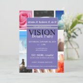 Invitation de la partie Vision Board (Debout devant)