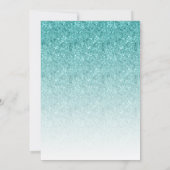 Invitation de la Parties scintillant Blue Ombre 40 (Dos)