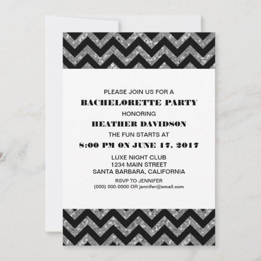Invitation de la Parties scintillant de Bacheloret (Devant)