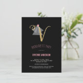 Invitation de la Parties scintillant de bacheloret (Debout devant)