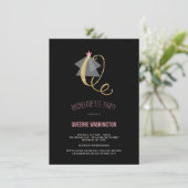 Invitation de la Parties scintillant de bacheloret (Debout devant)