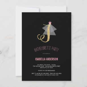 Invitation de la Parties scintillant de bacheloret