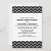 Invitation de la Parties scintillant Silver Chevro (Devant)