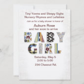 Invitation de la petite fille (Devant)