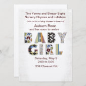 Invitation de la petite fille (Devant / Derrière)