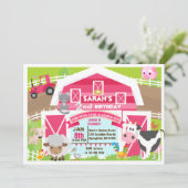 Invitation de la petite fille - Fête de la ferme (Debout devant)