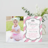 Invitation de la petite princesse Anniversaire (Debout devant)