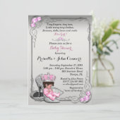 Invitation de la petite princesse Baby shower, arg (Debout devant)