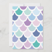 Invitation de la petite sirène (Dos)